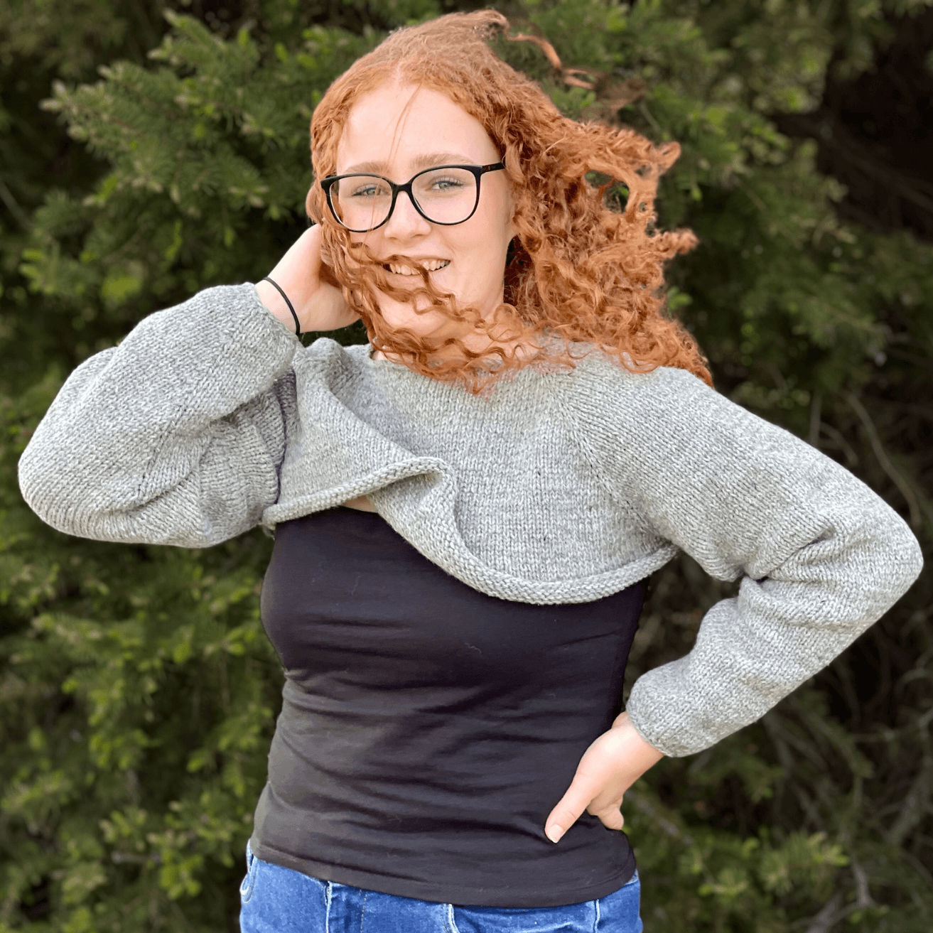 Návod: Pletený crop top svetr