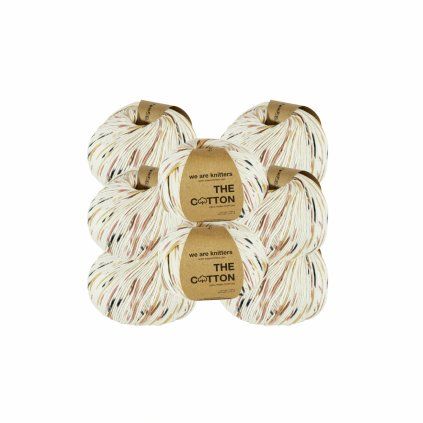 Sada 8x příze The Pima Cotton – Sprinkle Beige