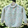 Pletený dětský svetr z příze The Petite Wool – Marshmallow
