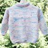 Pletený dětský svetr z příze The Petite Wool – Yarnicorn