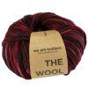 Příze z vlny The Wool melírovaná červená Bordeaux 1