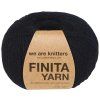 Příze Finita Yarn z merino vlny a baby alpaky černá Black 1