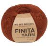 Příze Finita Yarn z merino vlny a baby alpaky oranžová Cinnamon 1