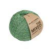 Příze The Mixed Yarn z vlny a bavlny – zelená Forest Green 2