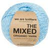 Příze The Mixed Yarn z vlny a bavlny modrá Sky Blue 1